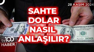 Canlı Yayında Sahte Dolar Testi! | tv100 Ana Haber