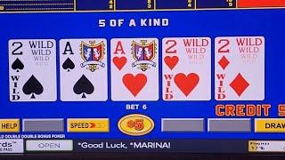 Exciting session high limit video poker