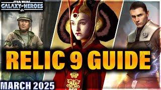 UPDATED: RELIC 9 GUIDE - WHO WANTS THEM AND WHEN TO APPLY THEM (March 2025)