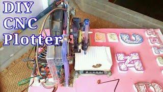 How to Make mini CNC Plotter using DVD writer..