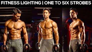 Using Strobes in a GYM | Fitness Photoshoot | 1 to 6 Strobes