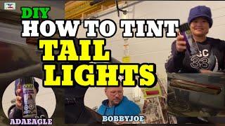 HOW TO TINT CAR TAIL LIGHTS|#ADAEAGLE