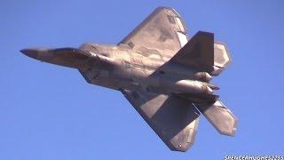 2014 F-22 RAPTOR DEMO @ PLANES OF FAME AIR SHOW