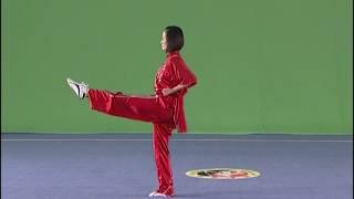 Wushu footwork and wushu leg techniques