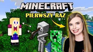 MÓJ PIERWSZY RAZ W MINECRAFT 