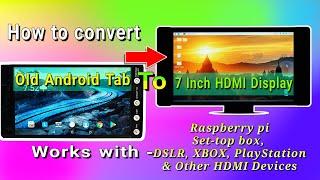 How to use Android tab or phone as an HDMI monitor