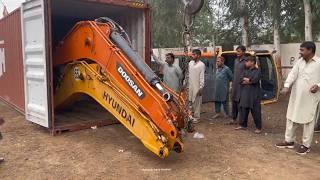 Amazing Assembling  Doosan Excavator Machine in Pakistan ||