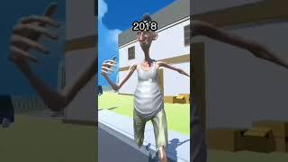 Evolution Of Angry Neighbor (2017-2018-2022)#shorts #angryneighbor