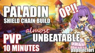 Ragnarok Mobile : OP Paladin 10 Minutes of PVP with Shield Chain Build