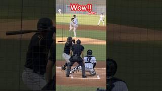 Wow!  Pirates prospect Axiel Plaz crushes one, 454 feet 113mph!  #wow #Homerun #MILB #baseball #MLB