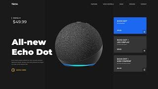 Adobe XD Product Website Design - Tutorial
