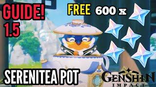 HOUSING SYSTEM GENSHIN IMPACT! SERENITEA POT & MATERIALS GUIDE! Genshin Impact 1.5 [New Update]