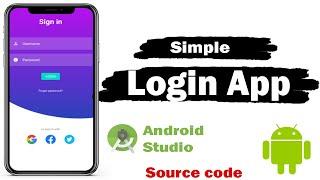 Simple Login App in Android Studio | 2024