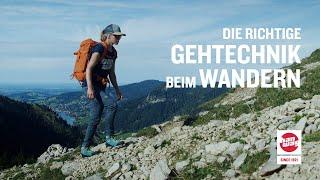 Good footwork technique for hiking and mountaineering ️