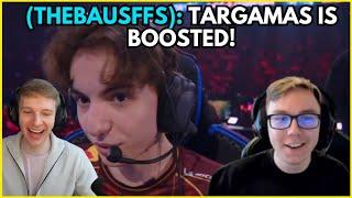 Jankos Reacts To Thebaus Saying Karmine Corp Support Targamas Is Boosted | League of Legends Clip