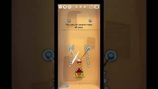 cut the rope season 1 cardboard box level 20 walkthrough solution