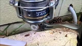 US reel SuperCaster 240sx 240 sx review spinning