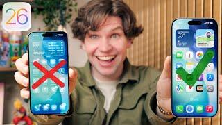 iOS 26 Hands-On - The BIGGEST Change Yet!