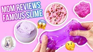 My MOM reviews FAMOUS slime shops! 100% HONEST