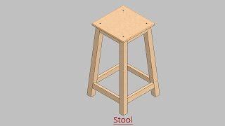 Stool (Video Tutorial) SolidWorks