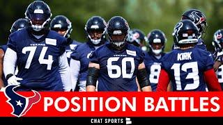 Major Texans Roster Changes Coming | Top 5 Position Battles In Houston