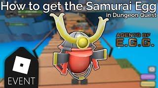 How to get the Samurai Egg in Dungeon Quest|ROBLOX Egg Hunt 2020