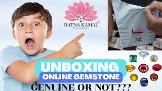 RatnaKamal Gems Online | Unboxing Online Gemstone  | Authenticity Check #ratnakamalgems #unboxing