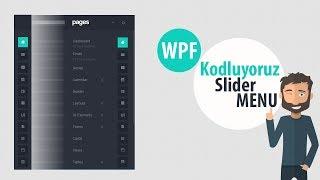 Wpf - Coding Slider Menu