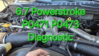 2018 6.7 Powerstroke P0471 P0473 Diag #newtoyou #mechanic #repair