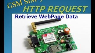 GSM with Arduino - HTTP GET REQUEST - Retrieve Data from Webpage