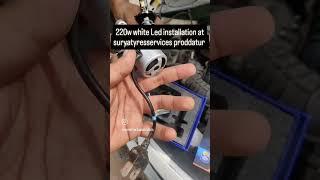 TATA TIAGO WHITE LED UPGRADED AT SURYATYRESSERVICES PRODDATUR #TATA #MAHINDRA #MARUTI  #nissan #PDTR