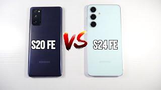 Samsung Galaxy S24 FE VS Samsung Galaxy S20 fe (Speed Test, Cameras, Speakers & PUBG)