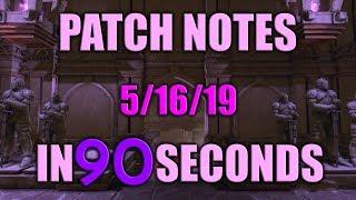 Neverwinter Patch Notes in 90 Seconds - 5/16/19 Maintenance