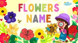 Flowers Names | Learn Flowers Name in English | Kids Vocabulary | English Educational Video