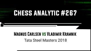 Magnus Carlsen vs Vladimir Kramnik • Tata Steel Masters, 2018