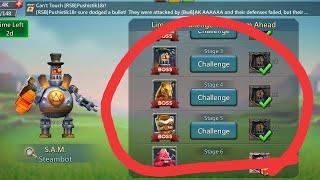 F2P | challenge Stage 5 without Rose Knight help very easy Steambot..,