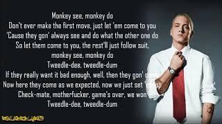 Eminem - Monkey See, Monkey Do (Lyrics)