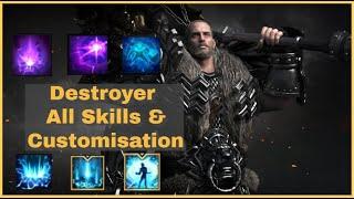 Lost Ark Destroyer All Skills & Customisation/Tripods Gameplay (With Timestamp)