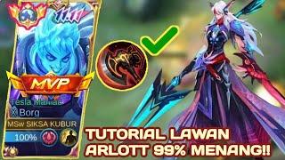 TUTORIAL LAWAN ARLOTT SKIN STARTLIGHT‼️DIJAMIN 99% MENANG