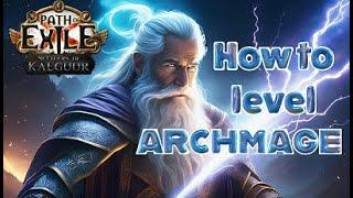 3.25 PoE Guide How to level your ARCHMAGE leaguestarter builds