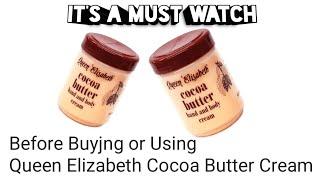 QUEEN ELIZABETH COCOA BUTTER CREAM Hand & Body Cream Review#Skjn #DIY #tutorials #Skinwhitening