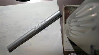 Playing with the Muji Aluminum Fountain Pen