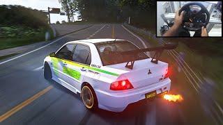 674hp Mitsubishi Evo IX Touge Run l Assetto Corsa (Logitech G29 - Steering Wheel Gameplay)