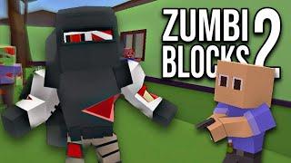 Defeating The Riot Zombie Boss! (Zumbi Blocks 2 Open Alpha)