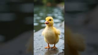 Elegance in Motion: The Dance of a Duckling #viral #shorts #foreveryone #funny
