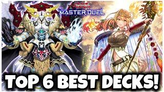 TOP 6 BEST DECKS in MASTER DUEL!