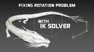 Spline IK Solver: Fixing rotation problem