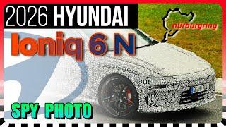 SPY SHOTS: Hyundai Ioniq 6 N // Fixed rear wing & split headlights 