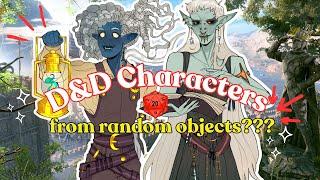 Turning RANDOM OBJECTS into D&D CHARACTERS  CHARACTER DESIGN CHALLENGE