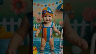 Baby Swimmer #kidmodel #baby #babydance #cute #babyswimming #babyswim  #kidsfashionblogger